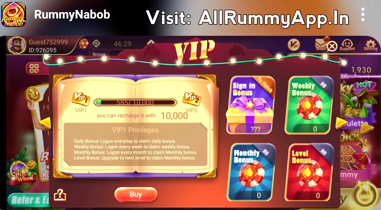 Rummy Nabob APK VIP Program