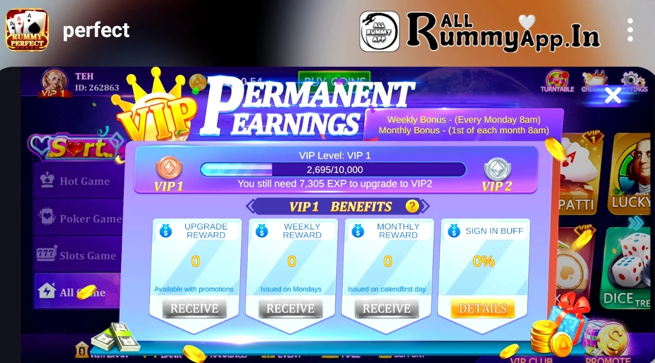 Rummy Perfect APK VIP Program