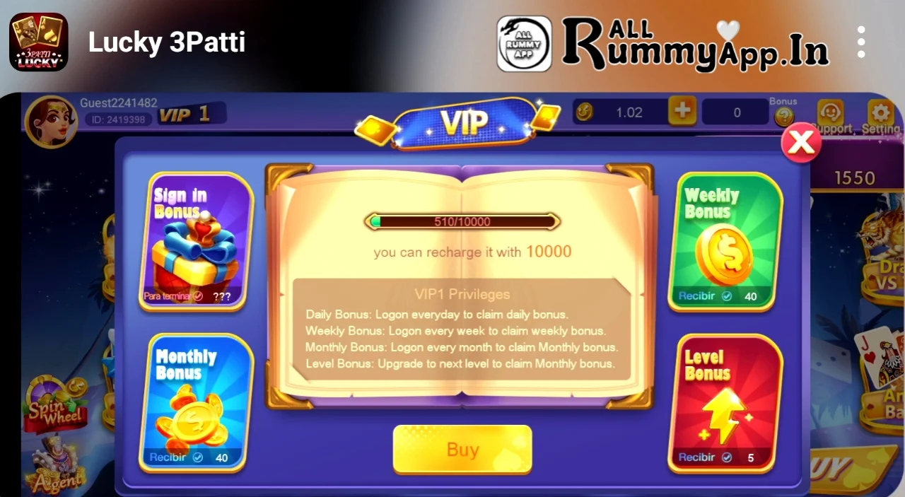 Teen Patti Lucky APK VIP Program