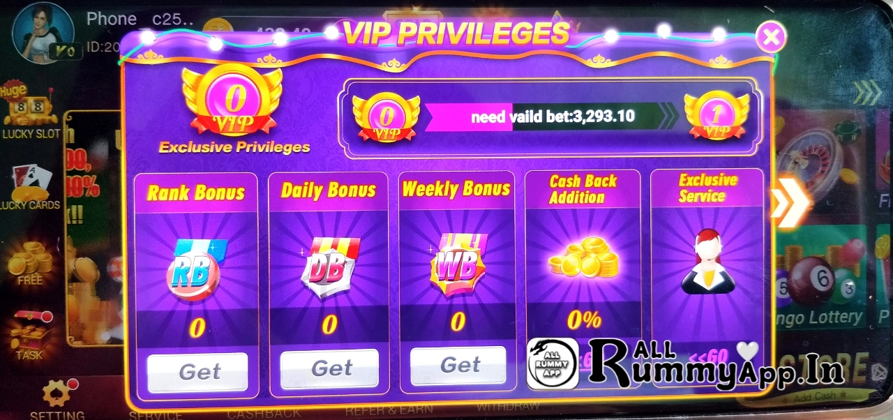 Teen Patti Refer Earn APK VIP Privileges